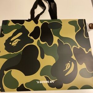 A Bathing Ape Camouflage Gift Bag